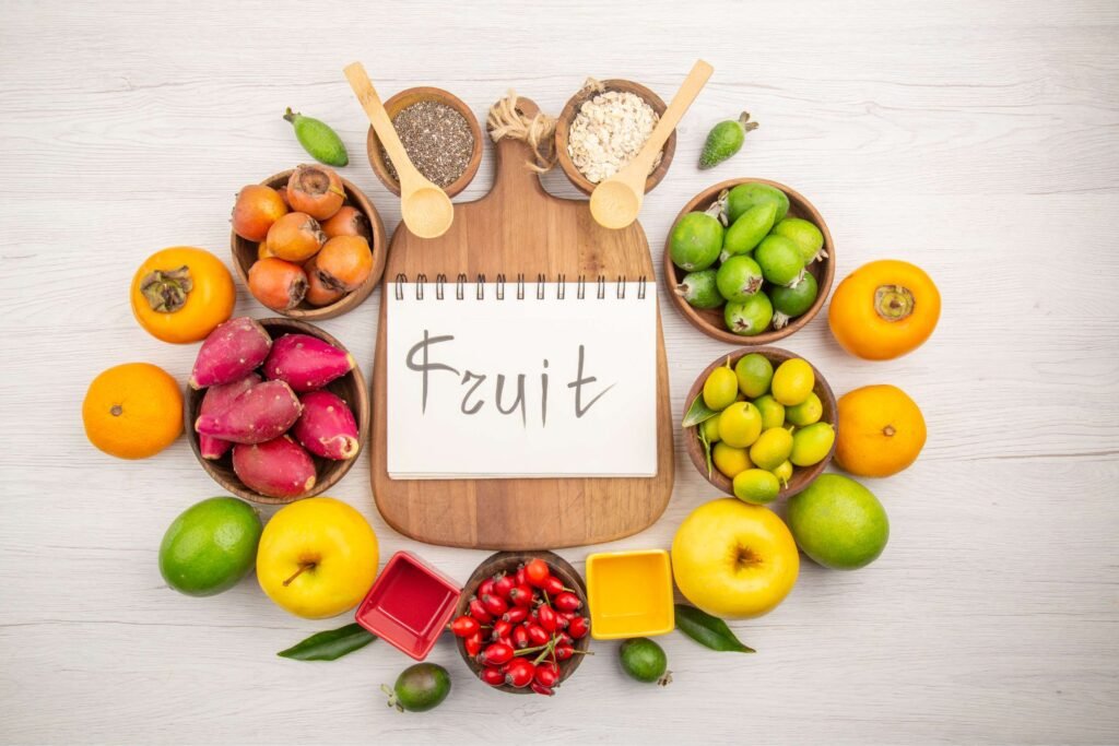 Fresh fruits and vegetables as fertility diet foods