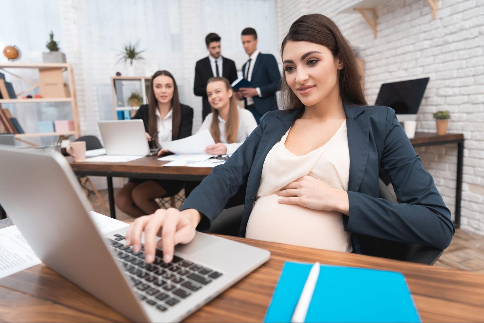 Working woman consulting fertility doctor after office hours