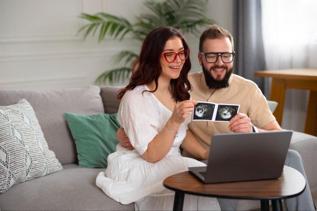 IVF embryo transfer procedure in fertility clinic